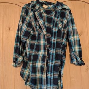 Flannel style top
